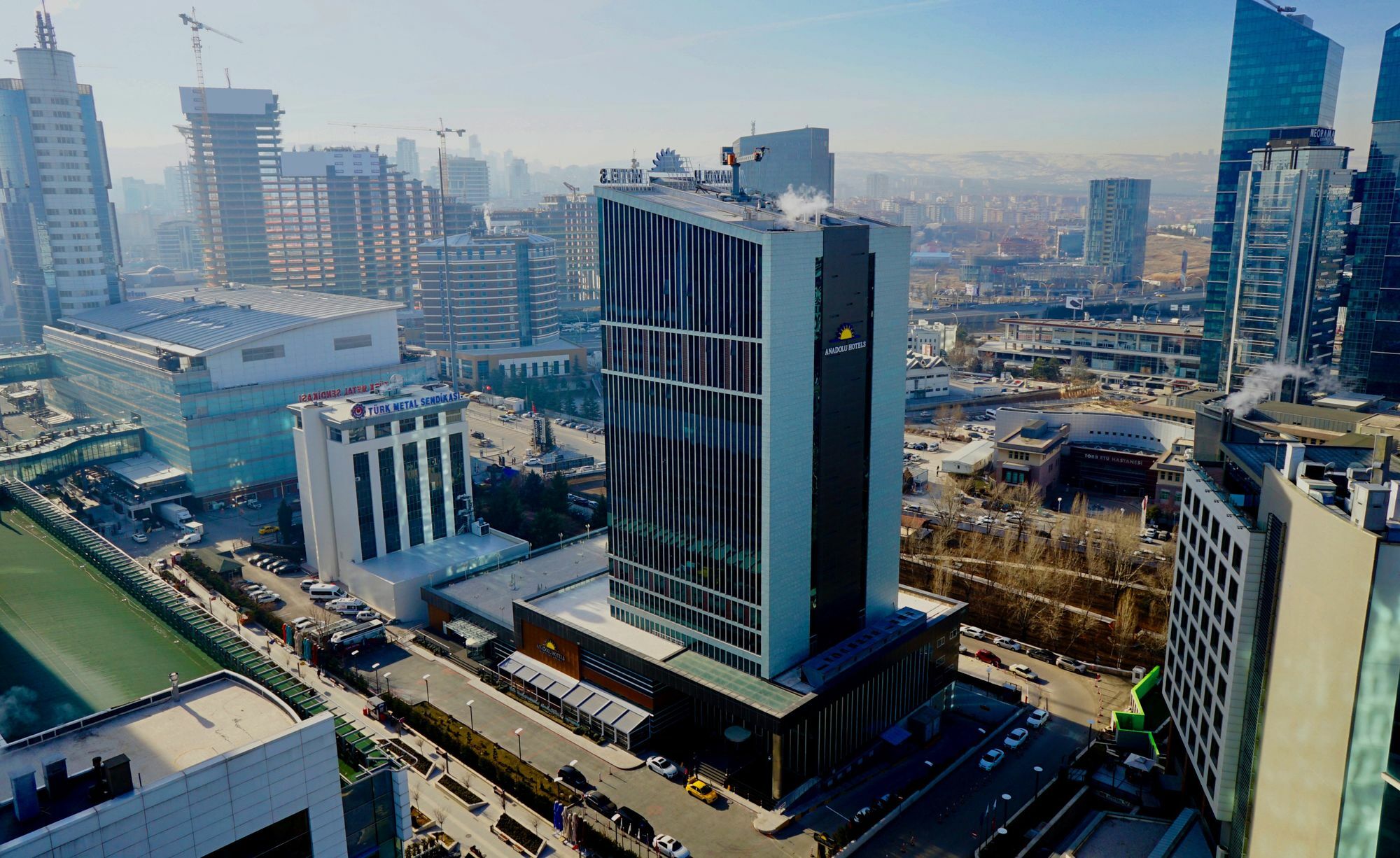 Downtown Ankara Hotel Exterior foto The headquarters of the National Bank of Azerbaijan in Baku