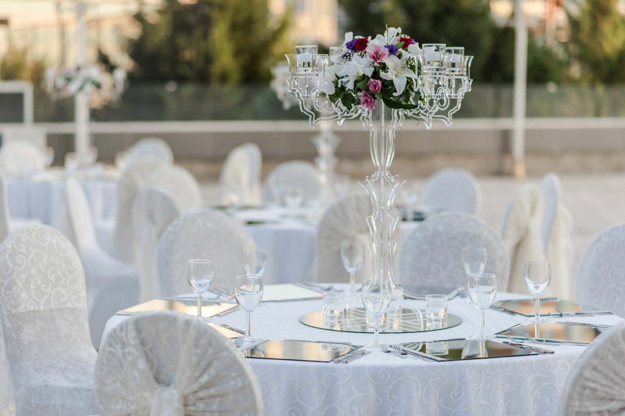 Downtown Ankara Hotel Exterior foto A table set for a wedding reception